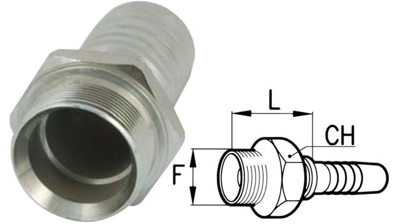HYDRAULISK FORBINDELSE BSP HANN DN10-1/4