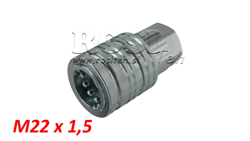 RASK KOBLING TRAKTOR HUNN PUSH - PULL M22X1.5