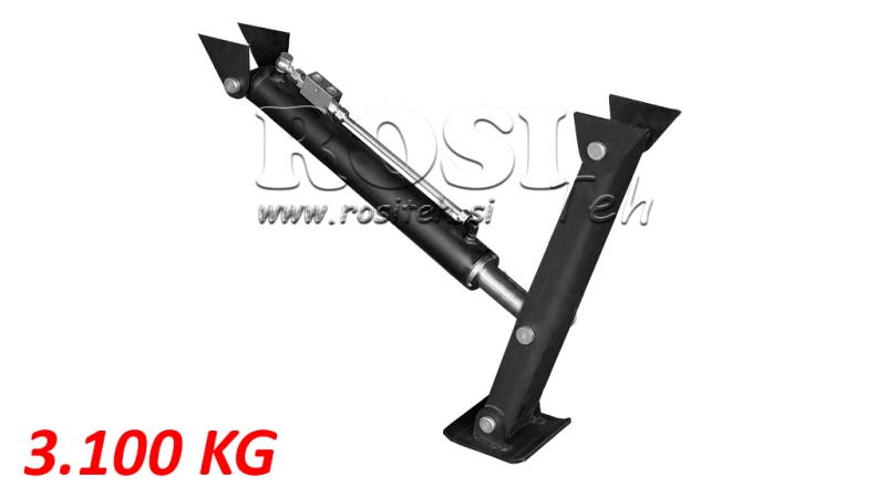 HÜDRAULILINE JALGA KAHESUUNALINE 380mm - 3.100kg