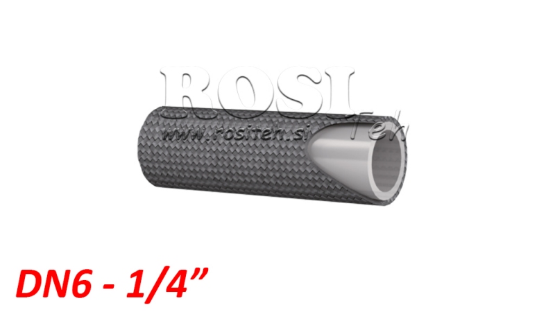 SILINDRILINE TEMPERATUURI- JA KEMIKAALIKINDLATE PTFE VOOLIK SAE100 R14 DN6 (1/4