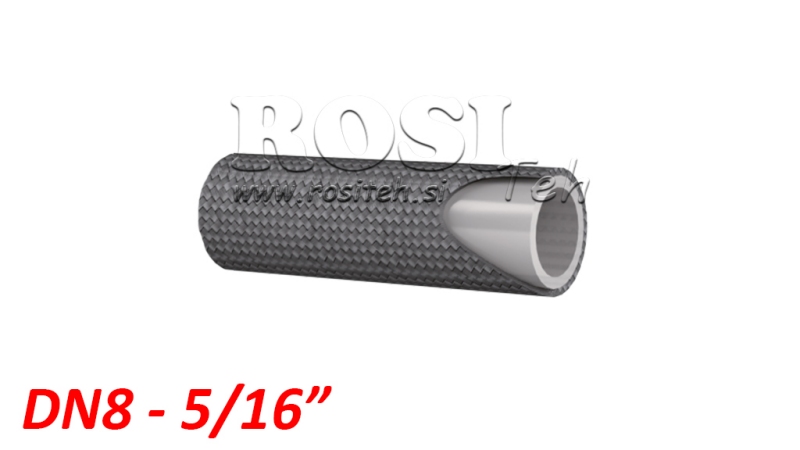 SILE TEMPERATUURI- JA KORROSIOONIKINDLATE PTFE VOOLIK SAE100 R14 DN8 (5/16