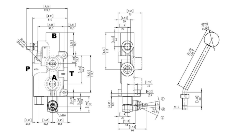 DISTRIBUTEUR FENDEUSE DE BUCHE AUTOMATIQUE A DOUBLE VITESSE -P81 RS