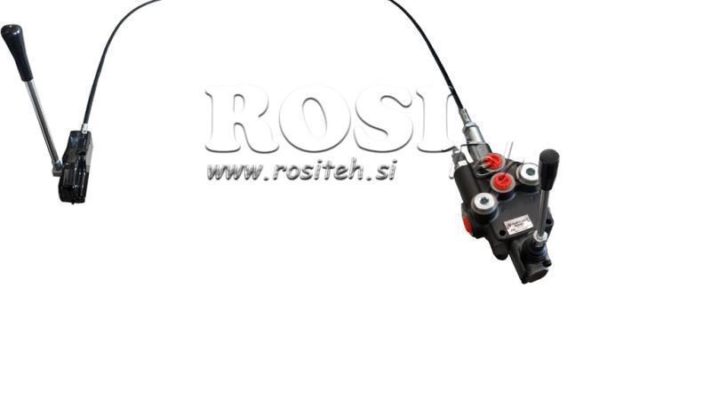 JOYSTICK KAHEKÄEPIDUR 2 m HÜDRAULINE VENTIIL 1xP80 liitrit