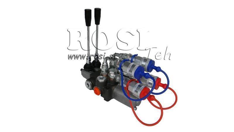 HÜDRAULILINE KLAPP 2xP40 UJUVA PIKENDUSEGA