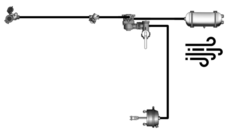 KOMPLEKT ÕHUPIDURITELE KERGELE ÜHE RINGLUSSÜSTEEMILE 1 SILINDER