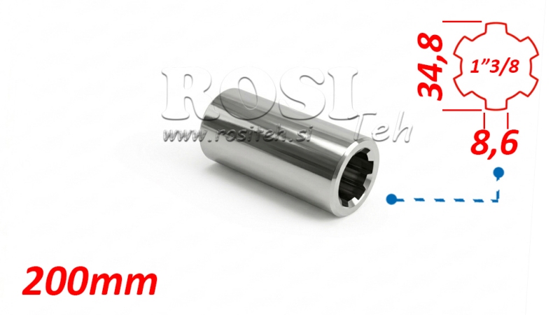 ΠΡΟΣΑΡΜΟΓΕΑΣ P.T.O. 1”3/8 L=200