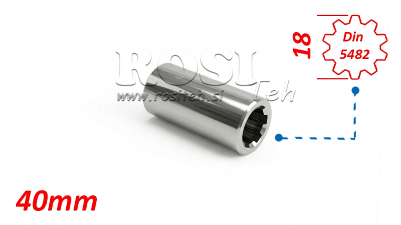 KARDANSKI NASTAVAK  PUŠA 18x15 - 10 zuba Din 5482