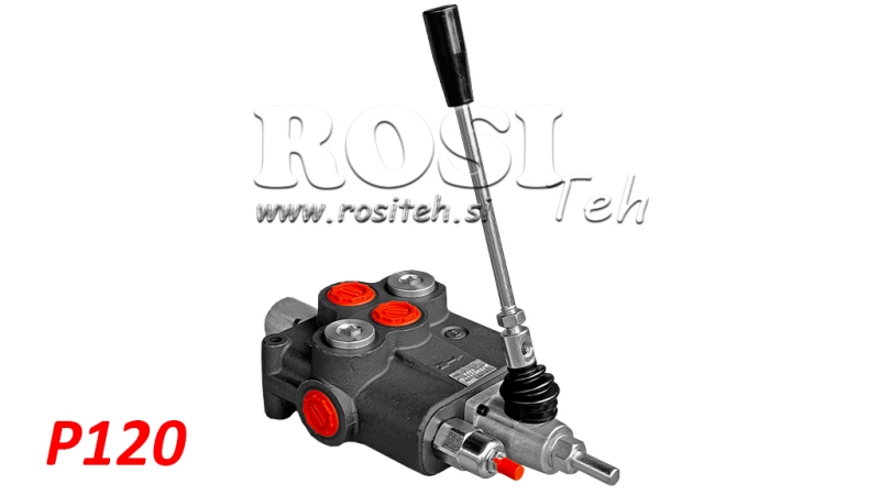 HÜDRAULILINE KLAPP P120 - KAHEKIIRUS