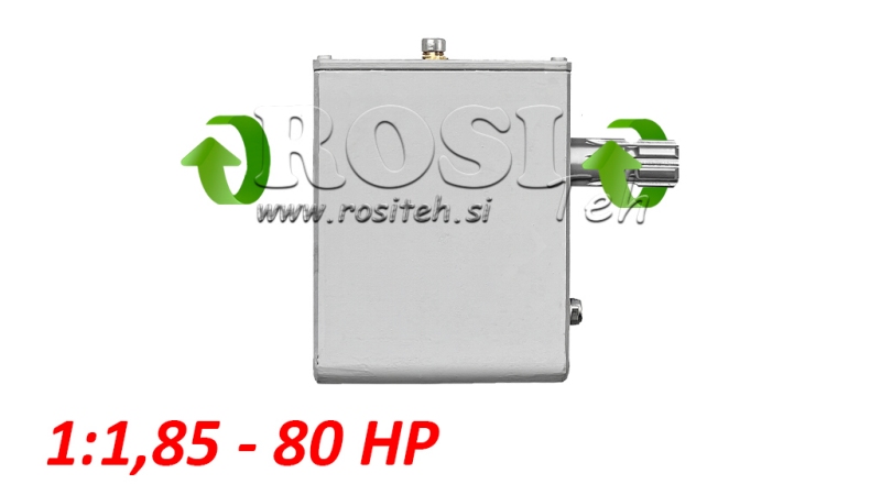 TRAKTORI KÄIGUKAST - 1:1.85 (80HP-60KW) NAINE-MEES