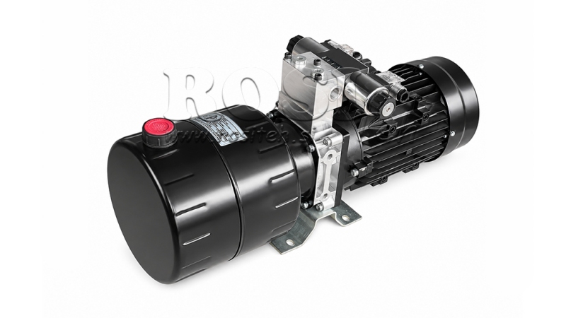MINI HÜDRAULILINE JÕUÜKSUS 380V AC (1.5 kW) - 5.8 cc - 8.2 lit/min - paak 6 lit