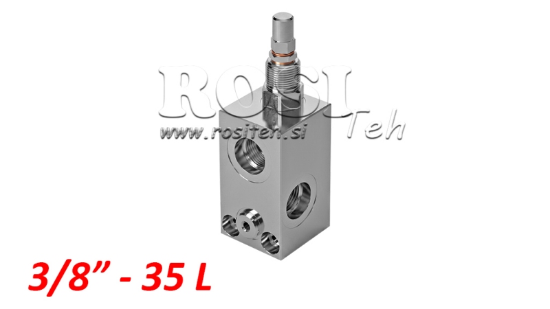 REGULADOR DE PRESIÓN HIDRÁULICA VMP 3/8 100-350 BAR - 35LIT
