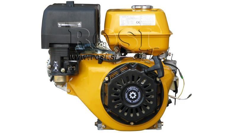 bensiinimootor EG4-420cc-9.6kW-13.1HP-3,600 RPM-E-KW25x88.5-elektriline käivitus