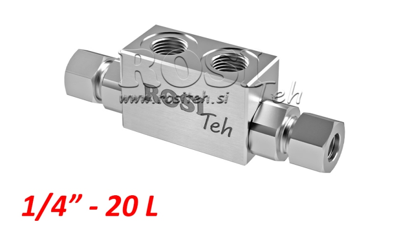 BLOCKVENTIL VBPDE 1/4 - 20LIT