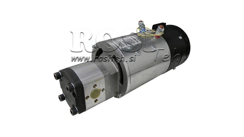 ZESPÓŁ POMPY HYDRAULICZNEJ GR.2 - 10cc SILNIK ELEKTRYCZNY 24V - 4.5kW