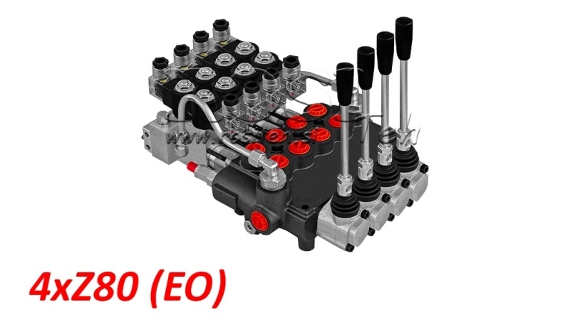 ELEKTRO-KÄSIJUHTIMISEGA HÜDRAULILINE MONOPLOKKVENTIIL 4xZ80