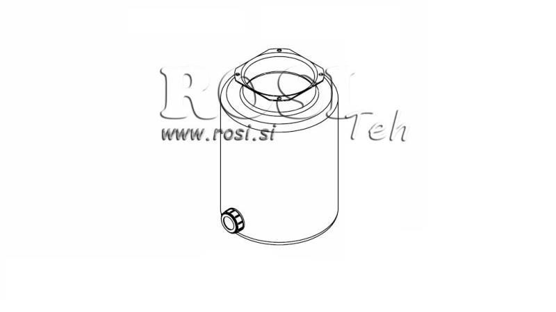 METALLI RESEVOIR RULL PP 8 LIITRIT HORISONTAALE-VERTIKAALNE