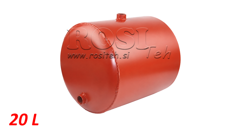 METALINIS TANKAS 20 LITRŲ APVALUS Φ 300MM - AUKŠTIS 330MM