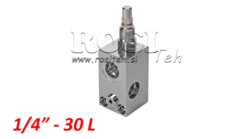 REGULADOR DE PRESIÓN HIDRÁULICA VMP 1/4 10-180 BAR - 30LIT