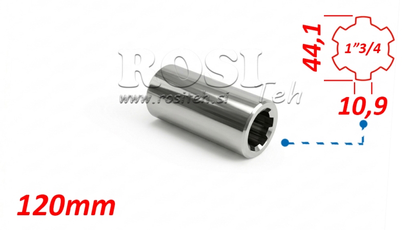 KARDANADAPTERI HOLKKI 1-3/4 (120 mm)