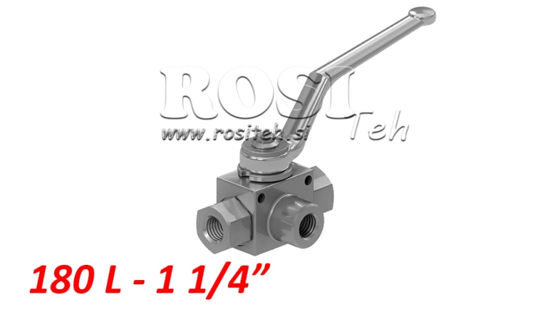MANUAL 3-WAY VALVE RS3 1 1/4 - 350BAR - 180 LIT