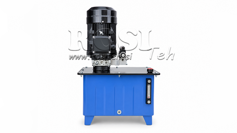 MINI HYDRAULIKAGGREGAT 380V AC (4 kW) - 8 cc - 12 lit/min - TANK 40 lit