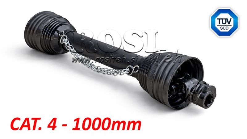 CE CERTIFIKOVANÝ KARDANOVÝ HRIADEĽ PROFI LINE KAT.4 DĹŽKA 1000mm