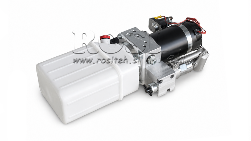 ΜΙΝΙ ΥΔΡΑΥΛΙΚΗ ΜΟΝΑΔΑ 24V DC - 0.8KW = 0.5CC - 1.5 ΛΙΤΡΑ - ΜΟΝΑΔΑ ΜΟΝΗΣ ΔΡΑΣΗΣ (PVC) ΜΕ ΧΕΙΡΟΚΙΝΗΤΗ ΑΝΤΛΙΑ