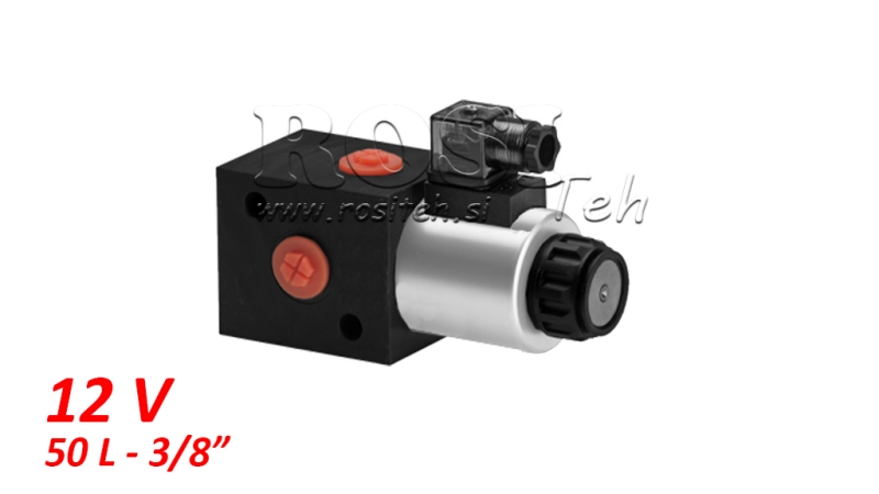 3-TEED VALVE 3/8 12V - 50LIT