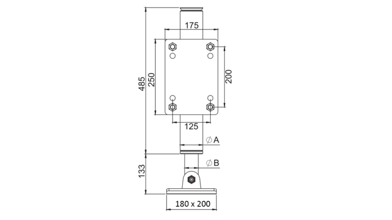 HYDRAULISCHE LEGBEUGING BIDIRECTIONEEL 365mm - 5.000kg