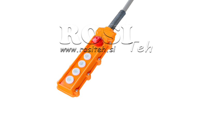 KAUGJUHTIMISE LÜLITI KOMPLEKT 4 NUPPU + HÄDAPEATUSEGA KORPUSES KAABLIGA