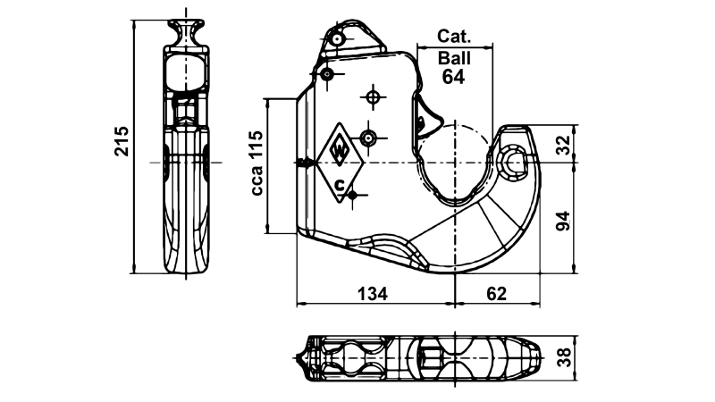 HÜDRAULILINE KESKTÕMMITS AUTOMATIC KAT.3 WALTERSCHEID