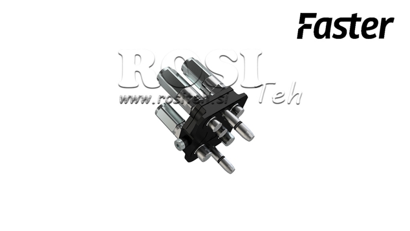 MULTI-FASTER LIITMIK 3-TEE BSP 1/4 LIIKUV OSA