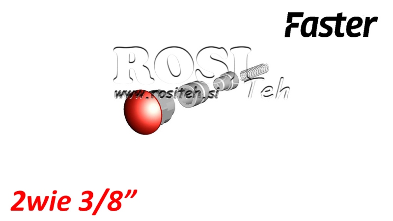 TURVANUPP MULTI-FASTER 3/8 2TEELE FIKSEERITUD OSA