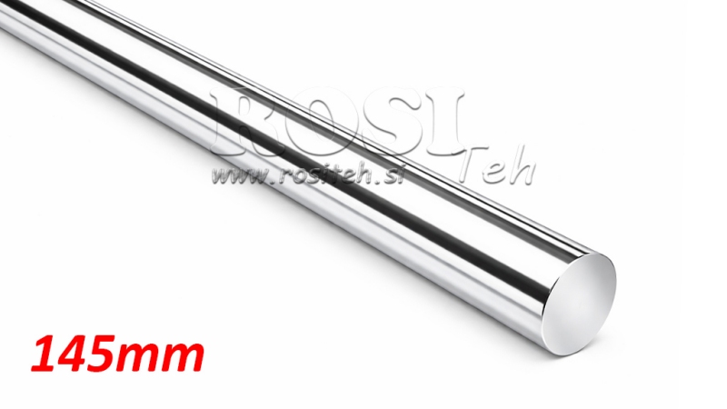 TIGE CHROMÉE POUR CYLINDRE HYDRAULIQUE C45 - 145mm (1000mm)
