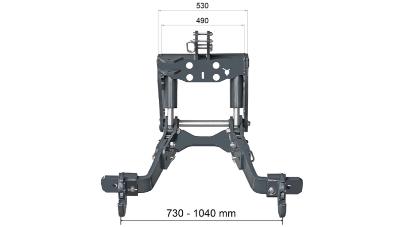 TRAKTORI UNIVERSAALNE ESIRIPPSÜSTEEM FLEX CAT. 2 1500KG