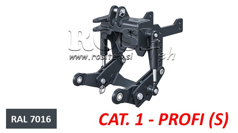 TRAKTORI UNIVERSAALNE ESIRIPPSÜSTEEM CAT. 1 - PROFI STANDARD 800 KG
