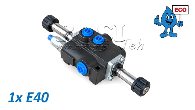 HÜDRAULILINE SOLENOIDVENTIIL (ILMA POOLIDETA) – 1-SEKTSIOONILINE SUUNAVENTIIL 1xE40 ECO