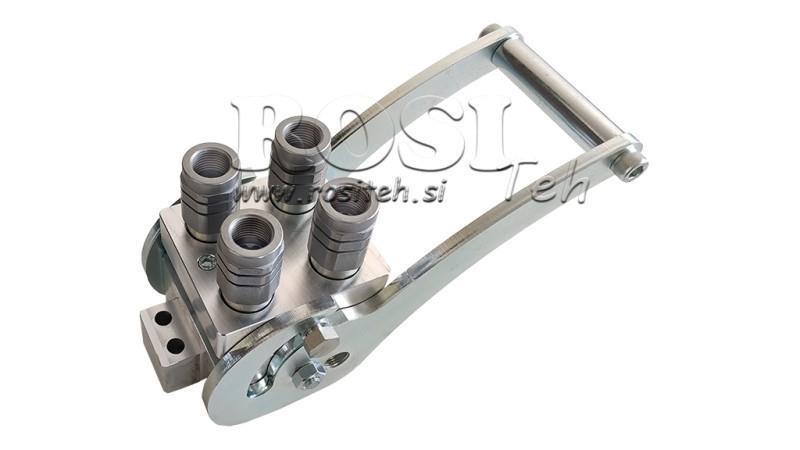 MULTI-FASTER COUPLING 4-way BSP1/2 COMPLETE NEW TYPE