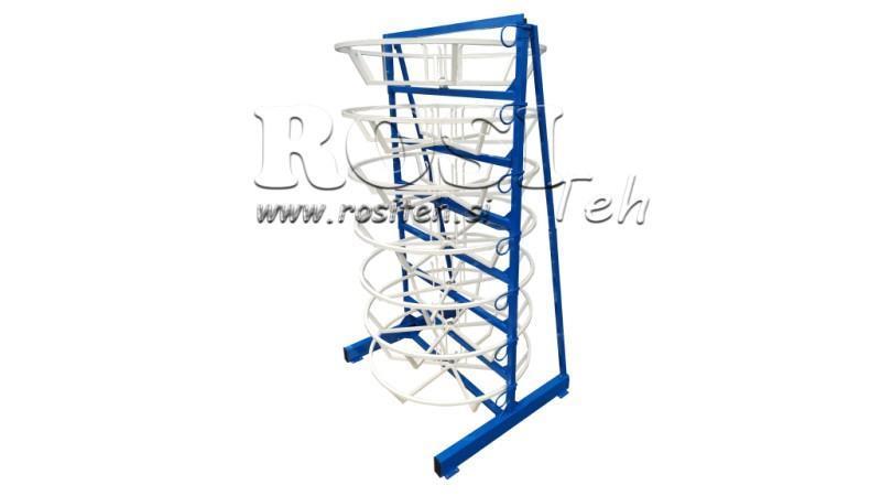 STAND POUR DÉROULAGE DES TUBES HYDRAULIQUES