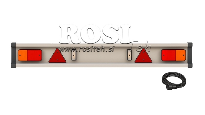 TRAILER BUMPER MED LAMPOR 2150MM