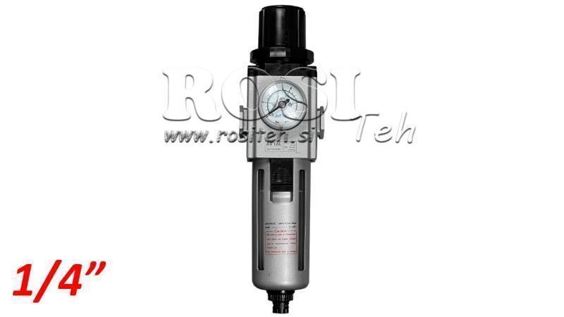 PNEVMATSKI FILTER REGULATOR 200 G1/4 40µ 0-10b