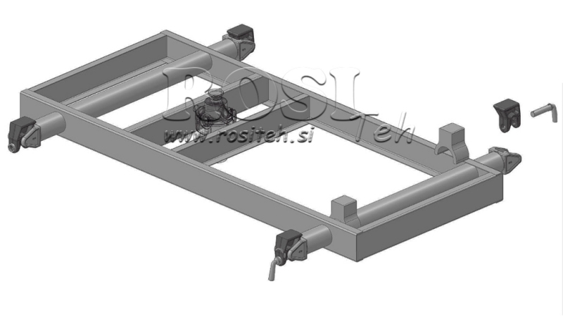 KIPPERPRITSCHE TRÄGER SATZ - GABELIG