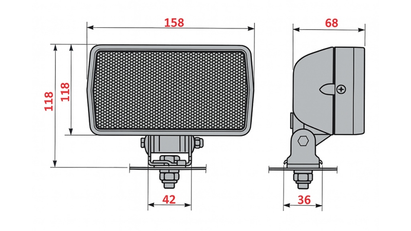 TRAKTORI TÖÖVALGUS COBO HALOGEN