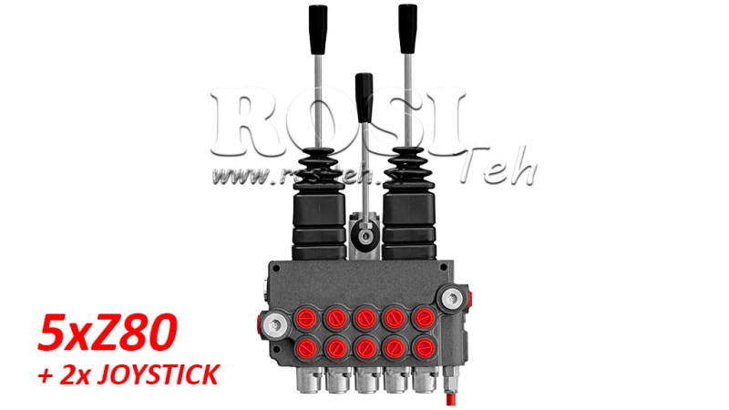 HID. VOŽTUVAS 5XZ80 + 2X JOYSTICK