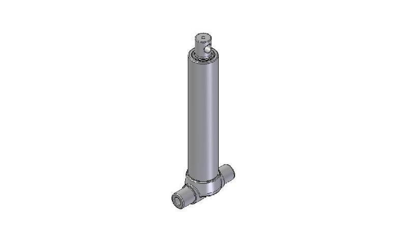 2523F - TELESCOPIC CYLINDER INFERIOR – HOLE 2 STAGES TRAVEL 695 DIAMETER 80