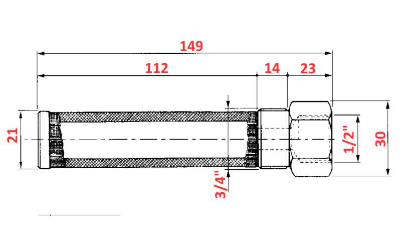 HÜDRAULINE TORU FILTER 250u 1/2 - 3/4