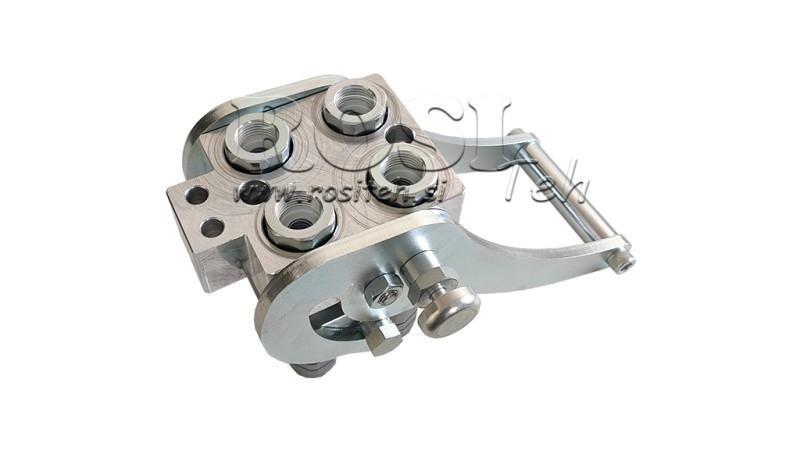 MULTI-FASTER COUPLING 4-way BSP1/2 COMPLETE NEW TYPE