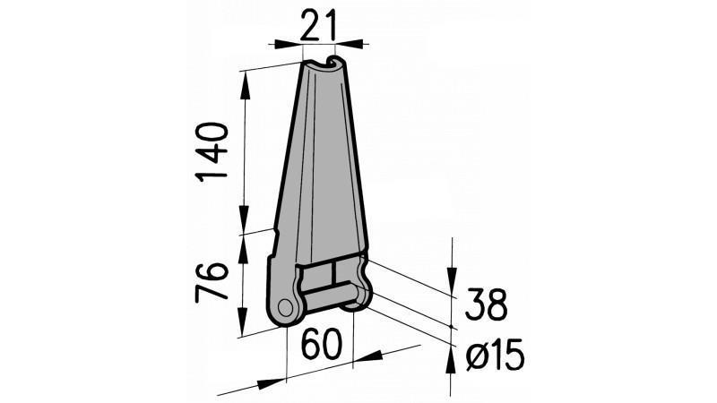 HANE FÖRLÄNGD STÖD
