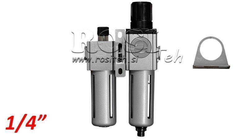 PNEVMATSKA PRIPRAVNA ENOTA 200 G1/4 40µ 0-10b