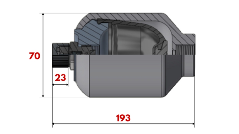 HIDRAVLIČNI AKUMULATOR 0,35 LIT - M18x1,5